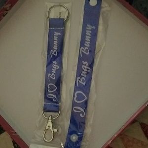 Glittery Keychain and Bracelet
